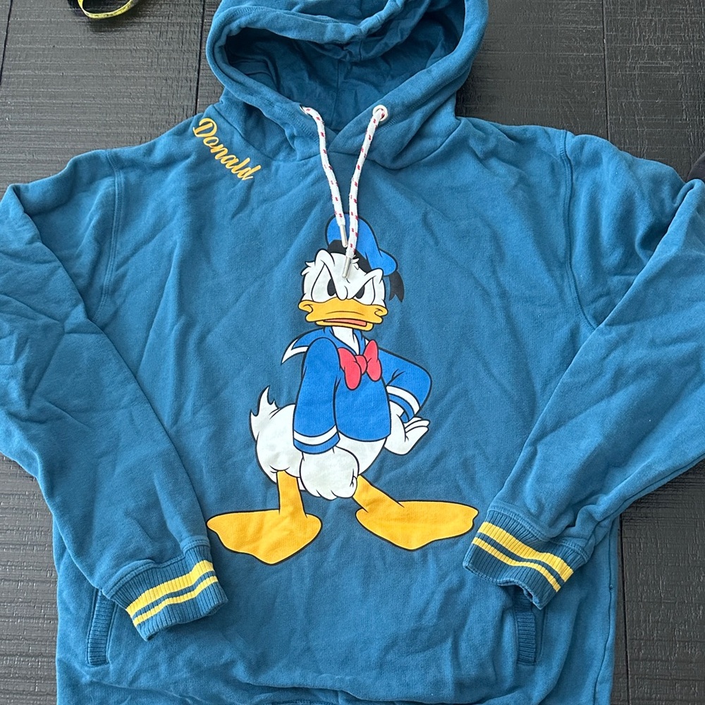 Blue Donald Duck Disneyland Paris Hoodie